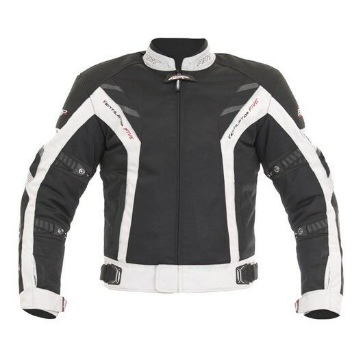 RST VENTILATOR V 5 Silver Black Vented Mesh Cooling Summer Motorbike CE Jacket