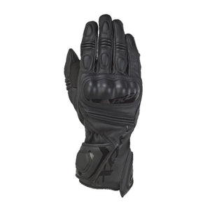 IXON RS TEMPO Motorcycle Summer Black/White Leather Racing Gloves CE Level 1