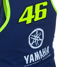 Load image into Gallery viewer, Ladies Valentino Rossi Yamaha M1 Blue Tank Top Vest Official VR46 Merchandise