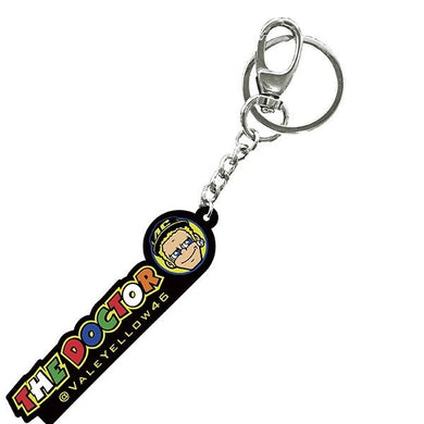 VR46 3D THE DOCTOR Key Ring Official Classic Valentino Rossi Merchandise