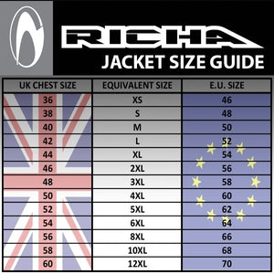 RICHA ATLANTIC GORETEX Black or Grey Motorcycle Adventure Winter/Summer Jacket