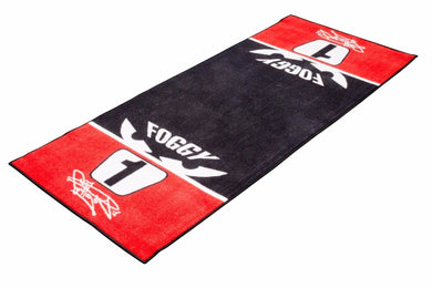 Bike-It CARL FOGARTY 'Number 1' Ducati Motorbike Garage Pit Mat Floor Rug