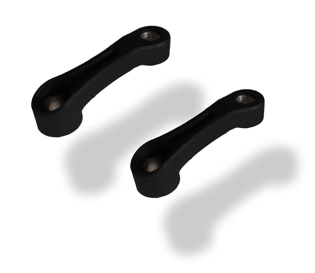 YAMAHA MT-09 2013+ Mirror Extension Black Brackets by Evotech Performance