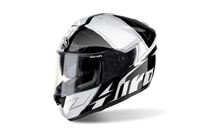 AIROH ST701 HPC Way Black/White Gloss Lightweight Motorbike ACU Gold Helmet