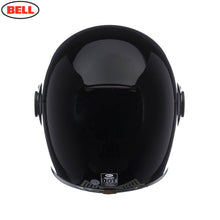 Load image into Gallery viewer, BELL BULLITT 2019 Solid Gloss BLACK Modern Retro Classic Motorcycle Helmet Matt