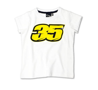 KIDS Cal Crutchlow Xmas Gift White Tshirt Official MotoGP Merchandise