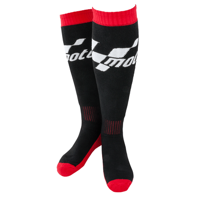 MotoGP WINTER Motorbike Boot Knee Length Socks Black Red White