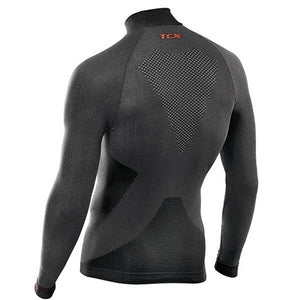 TCX Black WARM Long Sleeve Base Layer Motorcycle/Sports Breathable Underwear