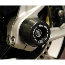 Load image into Gallery viewer, BMW S1000RR 2015+ Front Fork Spindle Crash Bobbins by Evotech Performance