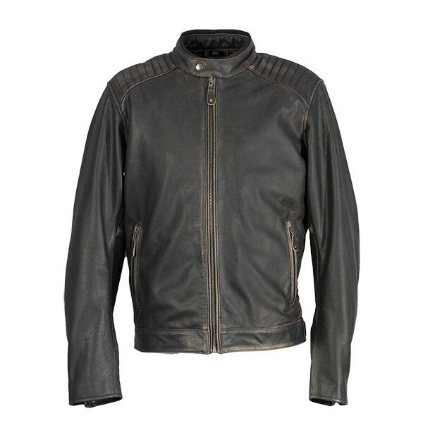 RICHA HARRIER Brown Retro/Cruiser Motorcycle Leather Jacket D30 CE Armour