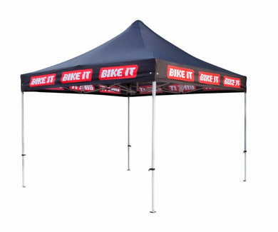 BIKE-IT Easy Up MX Motorbike Event Canopy Waterproof Gazebo Tent Marquee 3m x 3m