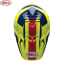 Load image into Gallery viewer, BELL Moto-9 Flex VICE Blue/Yellow Carbon Pro Circuit Replica Motocross MX Helmet