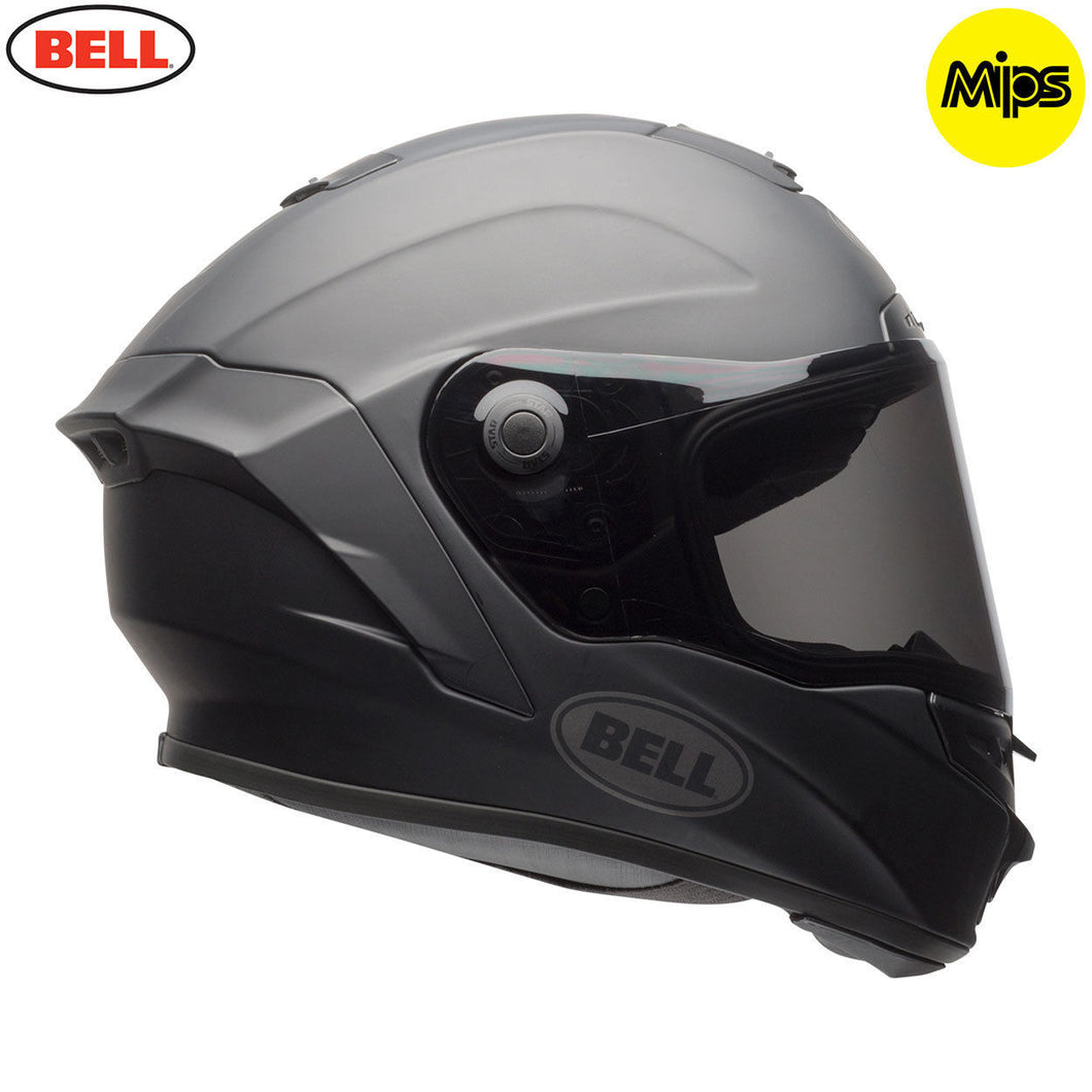 BELL Street 2018 Star Mips Matt Black Motorbike Adult TriMatrix Composite Helmet