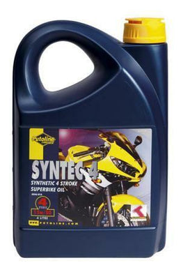 PUTOLINE OIL SYNTEC 4+ 15W/50 4 LITRES Synthetic 4 Stroke Superbike Oil