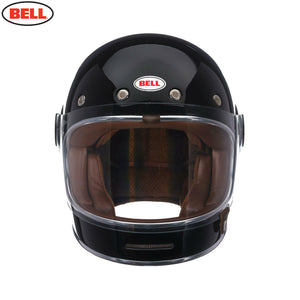 BELL BULLITT 2019 Solid Gloss BLACK Modern Retro Classic Motorcycle Helmet Matt