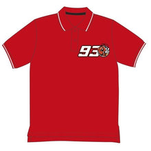 Load image into Gallery viewer, KIDS Marc Marquez 93 Red Polo Shirt Official VR46 MotoGP Merchandise Child/Boys