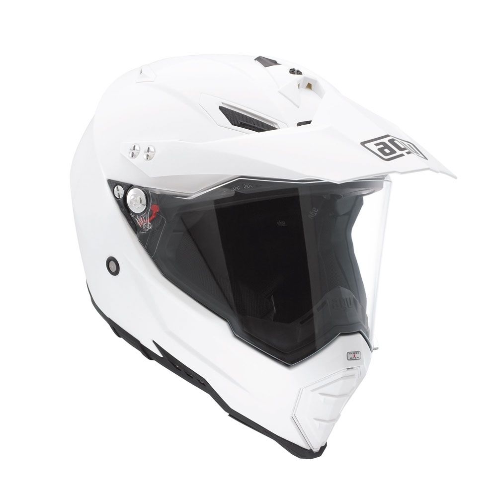 AGV AX8 DUAL EVO WHITE/Matt Black Motocross/Enduro Helmet