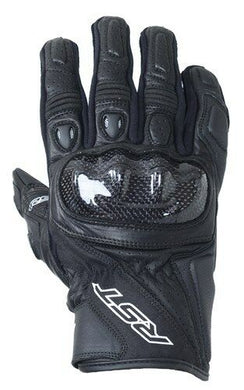 RST STUNT 3 BLACK CE Motorbike Leather Short Sports 2123 Gloves cheap