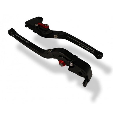 Triumph Speed Triple 2016+ Folding Black Clutch & Brake Lever Set Evotech