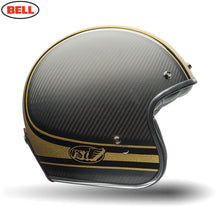 Load image into Gallery viewer, BELL CUSTOM 500 Carbon RSD Bomb FREE Bag Retro/Street Open Face Helmet