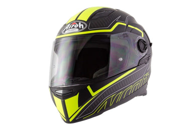 AIROH MOVEMENT-S Faster Yellow Matt Sun Visor Motorbike Helmet Pinlock Included