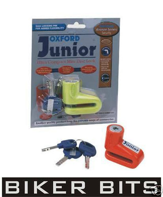 Oxford Junior Mini Disc Lock/Motorbike/Scooter/Security