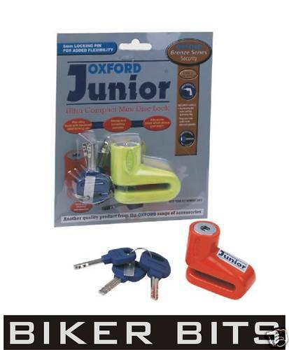 Oxford Junior Mini Disc Lock/Motorbike/Scooter/Security