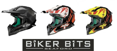 X-Lite X502 Ultra CARBON Motocross MX Off-Road Green Lane Motorcross Peak Helmet