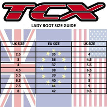 Load image into Gallery viewer, TCX LADY AURA PLUS Waterproof Black Leather Ladies Touring Motorbike Boots