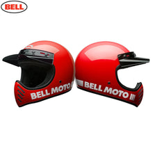 Load image into Gallery viewer, BELL Cruiser 2017 MOTO 3 Modern Classic RED Motorcycle MX Helmet