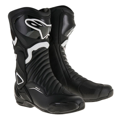 Alpinestars SMX6-v2 Black/White Motorbike/Motorcycle Street/Sports Boots