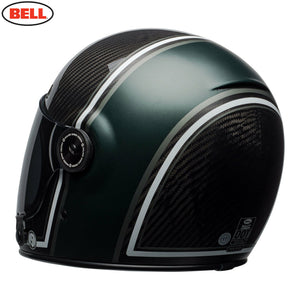 BELL Crusier 2018 Bullitt Full Carbon RSD Black/Green Classic Motorcycle Helmet