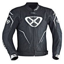 Load image into Gallery viewer, IXON ORCUS Leather Black/White or Yellow Sports Motorbike Jacket CE Certified