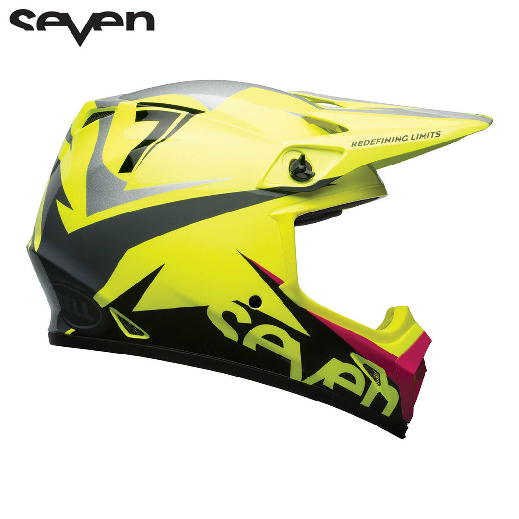 SEVEN MX 18.1 MX-9 Mips Motocross Off Road Motorbike Green Lane Peak Helmet