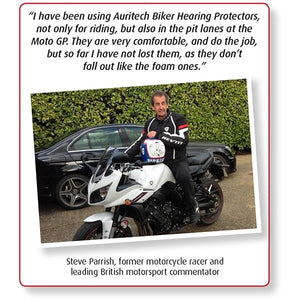 AURITECH HEARING PROTECTORS Ear Plugs for Motorbikes/Motorsports with Case