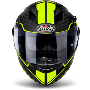 AIROH MOVEMENT-S Faster Yellow Matt Sun Visor Motorbike Helmet Pinlock Included