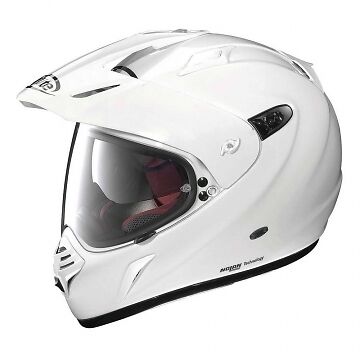 XLite X551 GT Metal White Start N-Com Adventure Motorbike Helmet