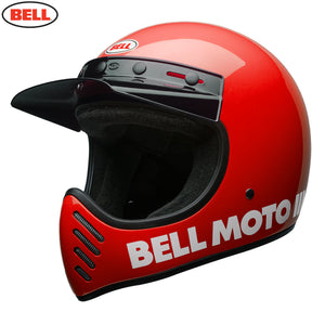 BELL Cruiser 2017 MOTO 3 Modern Classic RED Motorcycle MX Helmet
