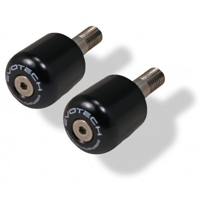 BMW R Nine T Racer BLACK Handlebar End Weights 2017+ by Evotech Performance