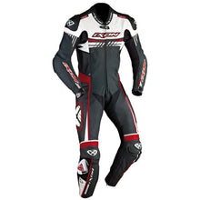 Load image into Gallery viewer, IXON MIRAGE Black/White/Ducati Red Kangaroo/Cow Leather Motorbike Racing Suit