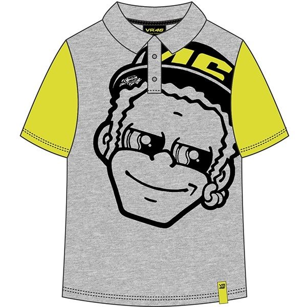 KIDS VR46 POLO DOTTORINO The Doctor Official Valentino Rossi Merchandise