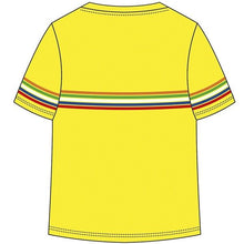 Load image into Gallery viewer, KIDS VR46 T-Shirt Stripes Yellow The Doctor Official Valentino Rossi Merchandise