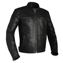 Load image into Gallery viewer, RICHA DAYTONA Leather Retro Vintage Black/Blue/Red/Brown Motorcycle Jacket