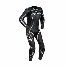 Load image into Gallery viewer, IXON VORTEX LADY Ladies Black/White Leather CE Certified Motorbike Racing Suit