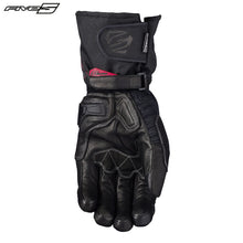 Load image into Gallery viewer, Five WFX Tech Waterproof Winter Black Motorcycle Gloves Thinsulate 200g Thermal