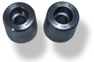 BMW S 1000 R (2017 onwards) Silver Handlebar End Weights by Evotech Performance