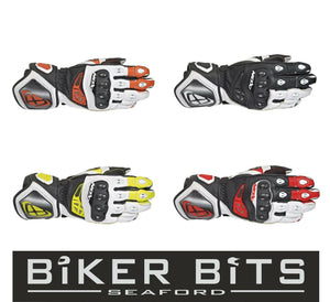 IXON RS GENIUS 2 Motorcycle Goat Skin/Kangaroo Leather Racing Gloves CE Level 1