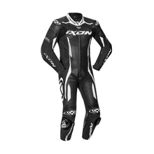 Load image into Gallery viewer, IXON VORTEX 2 Black/White Leather CE Certified Motorbike Track Racing Suit