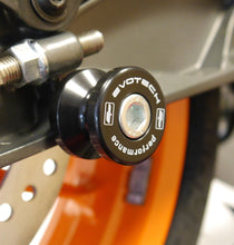 Load image into Gallery viewer, Evotech Performance KTM RC 125/200/390 Paddock Stand Bobbins 2004 onwards