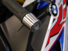 Load image into Gallery viewer, BMW S1000RR (2015 onwards) Silver Handlebar End Weights by Evotech Performance